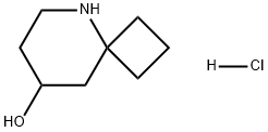 5-Azaspiro[3.5]nonan-8-ol, hydrochloride (1:1) Struktur