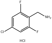 (4-Chloro-2,6-difluorophenyl)methanamine hydrochloride Struktur