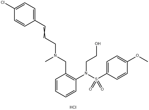 KN93 hydrochloride Struktur