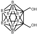 1,2-bis-(Hydroxymethyl)-o-carborane Struktur