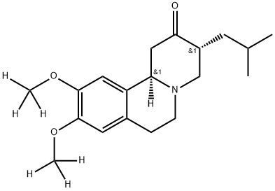 (+)-Tetrabenazine D6 Struktur