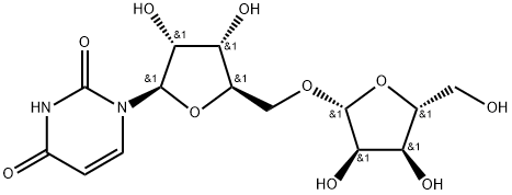 Uridine, 5'-O-β-D-ribofuranosyl- (9CI) Struktur