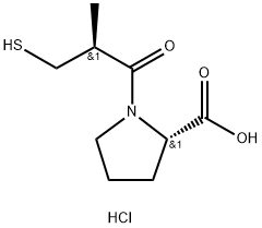 Captopril (hydrochloride) Struktur