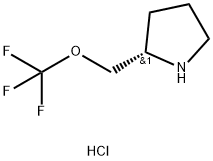 (S)-2-((trifluoromethoxy)methyl)pyrrolidine hydrochloride Struktur