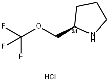 (R)-2-((trifluoromethoxy)methyl)pyrrolidine hydrochloride Struktur