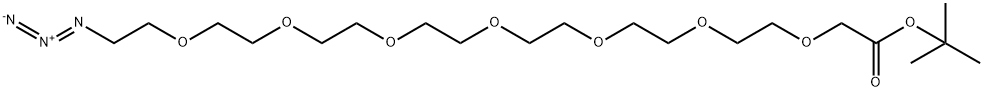 Azido-PEG7-CH2COOtBu Struktur