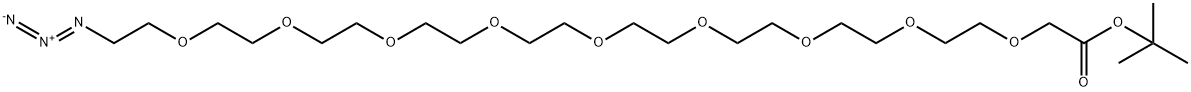 Azido-PEG9-CH2COOtBu Struktur