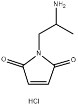 1-(2-Aminopropyl)-1H-pyrrole-2,5-dione hydrochloride Struktur