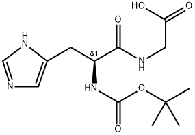 Boc-His-Gly-OH Structure