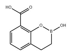 2-Hydroxy-3,4-dihydro-2H-benzo[e][1,2]oxaborinine-8-carboxylic acid Struktur