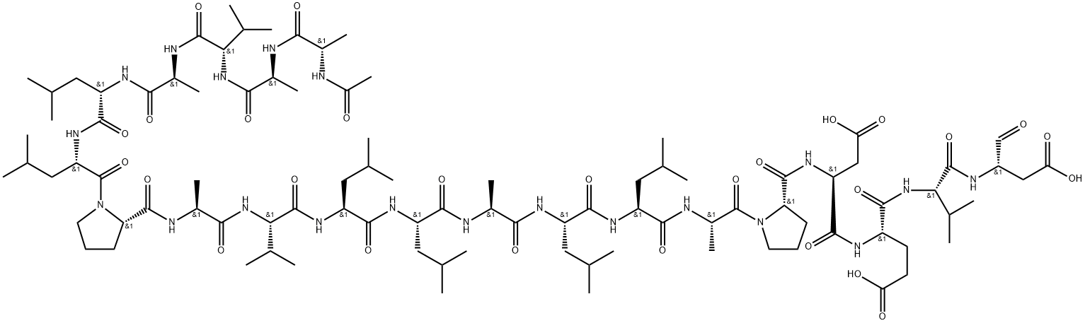 Cell-permeable Caspase-3 Inhibitor I trifluoroacetate salt Struktur