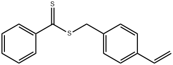 (4-Ethenylphenyl)methyl benzenecarbodithioate Struktur