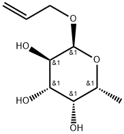 α-D-Galactopyranoside, 2-propen-1-yl 6-deoxy- Struktur