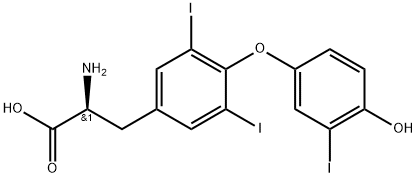 O-(4-Hydroxy-3-(131I)iodophenyl)-3,5-di(131I)iodo-L-tyrosine Struktur