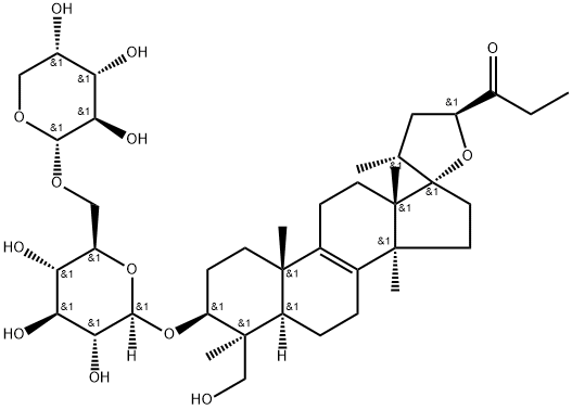 Scillascilloside B-1 Struktur