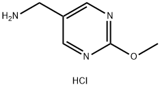 (2-Methoxypyrimidin-5-yl)methanamine hydrochloride Struktur