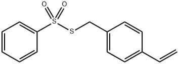 (4-Ethenylphenyl)methyl benzenesulfonothioate Struktur