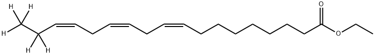 α-Linolenic acid ethyl ester-d5 Struktur