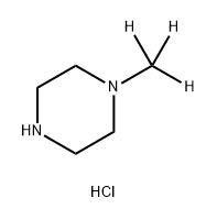 對氘代甲基哌嗪鹽酸鹽, 2043778-87-4, 結(jié)構(gòu)式