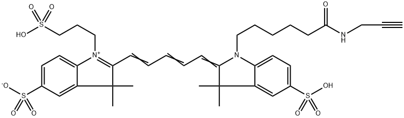 Trisulfo-Cy5-Alkyne Struktur