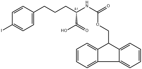 FMOC-2-氨基-5-苯基(4-I)-L-戊酸 結(jié)構(gòu)式