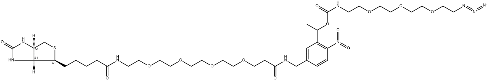 PC-Biotin-PEG4-PEG3-Azide Struktur