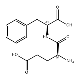 L-Phenylalanine, L-α-glutamyl- Struktur