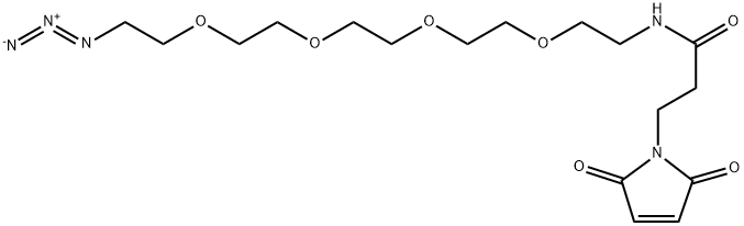 Mal-PEG4-azide Struktur