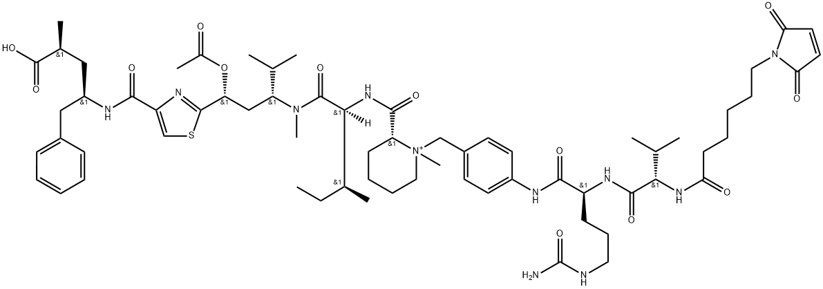 MC-Val-Cit-PAB-tubulysin5a Struktur