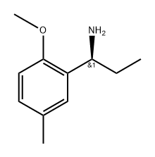 (1S)-1-(2-methoxy-5-methylphenyl)propan-1-amine Struktur