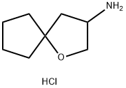 1-oxaspiro[4.4]nonan-3-amine hydrochloride Struktur