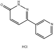 6-(Pyridin-3-yl)-2,3-dihydropyridazin-3-one hydrochloride Struktur