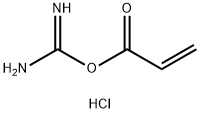 2-Propenoic acid, anhydride with carbamimidic acid, hydrochloride (1:1) Struktur