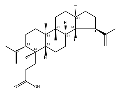 3,4-Secolupa-4(23),20(29)-dien-3-oic acid Struktur