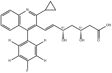 Pitavastatin-d4 Struktur