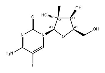 5-Iodo-2'-C-Methyl cytidine Struktur