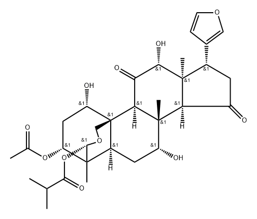 Neoazedarachin B Struktur