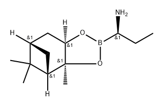 (R)-BoroAbu-(+)-Pinanediol Struktur