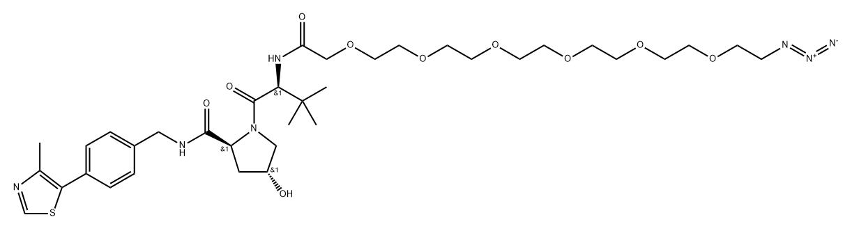 (S,R,S)-AHPC-PEG6-Azide Struktur