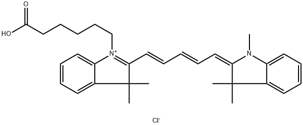 Cy5 Carboxylic acids Struktur