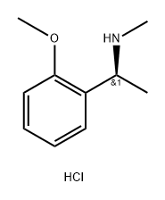 (1S)-1-(2-methoxyphenyl)ethyl](methyl)amine hydrochloride Struktur