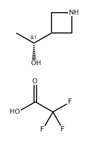 (1R)-1-(azetidin-3-yl)ethan-1-ol, trifluoroacetic acid Struktur