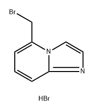 Imidazo[1,2-a]pyridine, 5-(bromomethyl)-, hydrobromide (1:1) Struktur