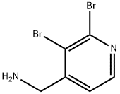 (2,3-dibromopyridin-4-yl)methanamine Struktur