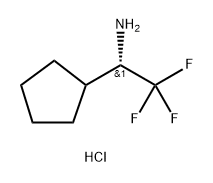 Cyclopentanemethanamine, α-(trifluoromethyl)-, hydrochloride (1:1), (αS)- Struktur