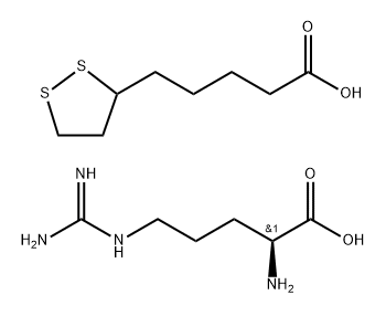 R-Lipoic Acid L-Arginine  Struktur