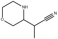 3-Morpholineacetonitrile, α-methyl- Struktur