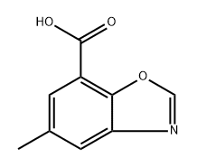 5-methylbenzo[d]oxazole-7-carboxylic acid Struktur