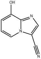 8-hydroxyimidazo[1,2-a]pyridine-3-carbonitrile Struktur