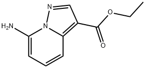 ethyl 7-aminopyrazolo[1,5-a]pyridine-3-carboxylate Struktur